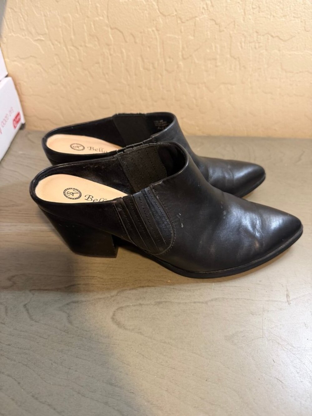 Bella Vita slip on mule boots